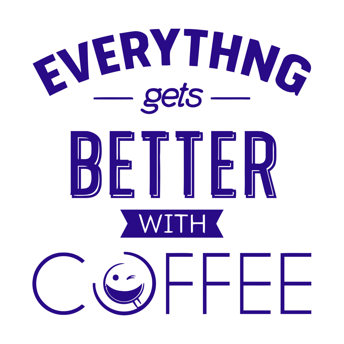 Wall Decals Paster Paper Coffee House Positive Quote Kitchen Dining Store Decoration