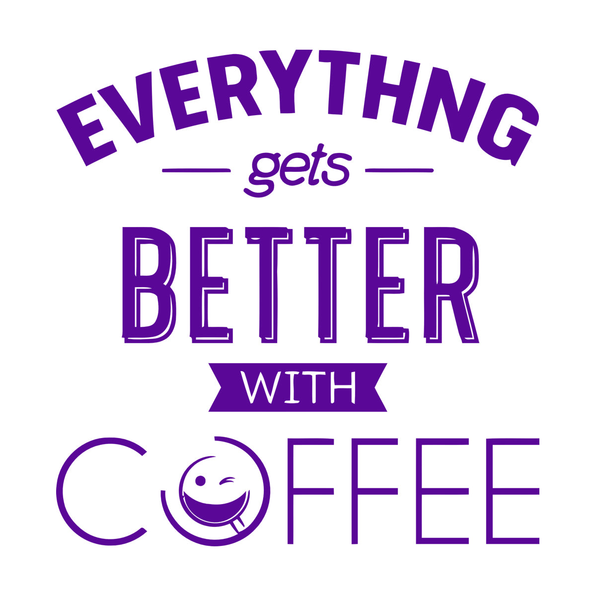 Wall Decals Paster Paper Coffee House Positive Quote Kitchen Dining Store Decoration