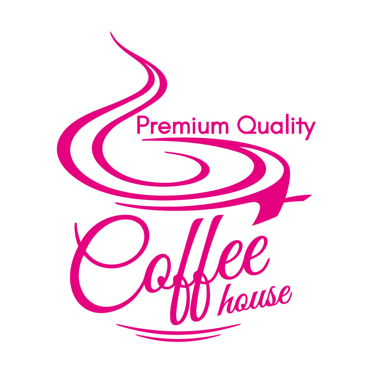 Vinyl Wall Stickers Coffee House Premium Quality Cups Cafe Tattoo Culture