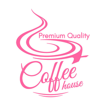 Vinyl Wall Stickers Coffee House Premium Quality Cups Cafe Tattoo Culture