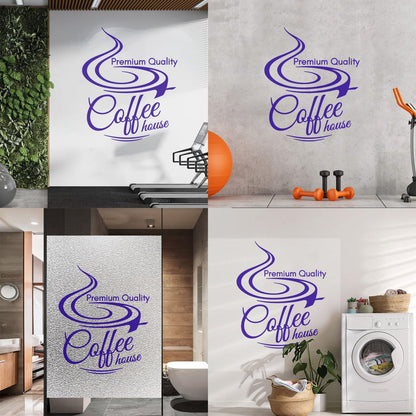 Vinyl Wall Stickers Coffee House Premium Quality Cups Cafe Tattoo Culture