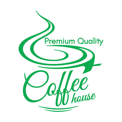 Vinyl Wall Stickers Coffee House Premium Quality Cups Cafe Tattoo Culture