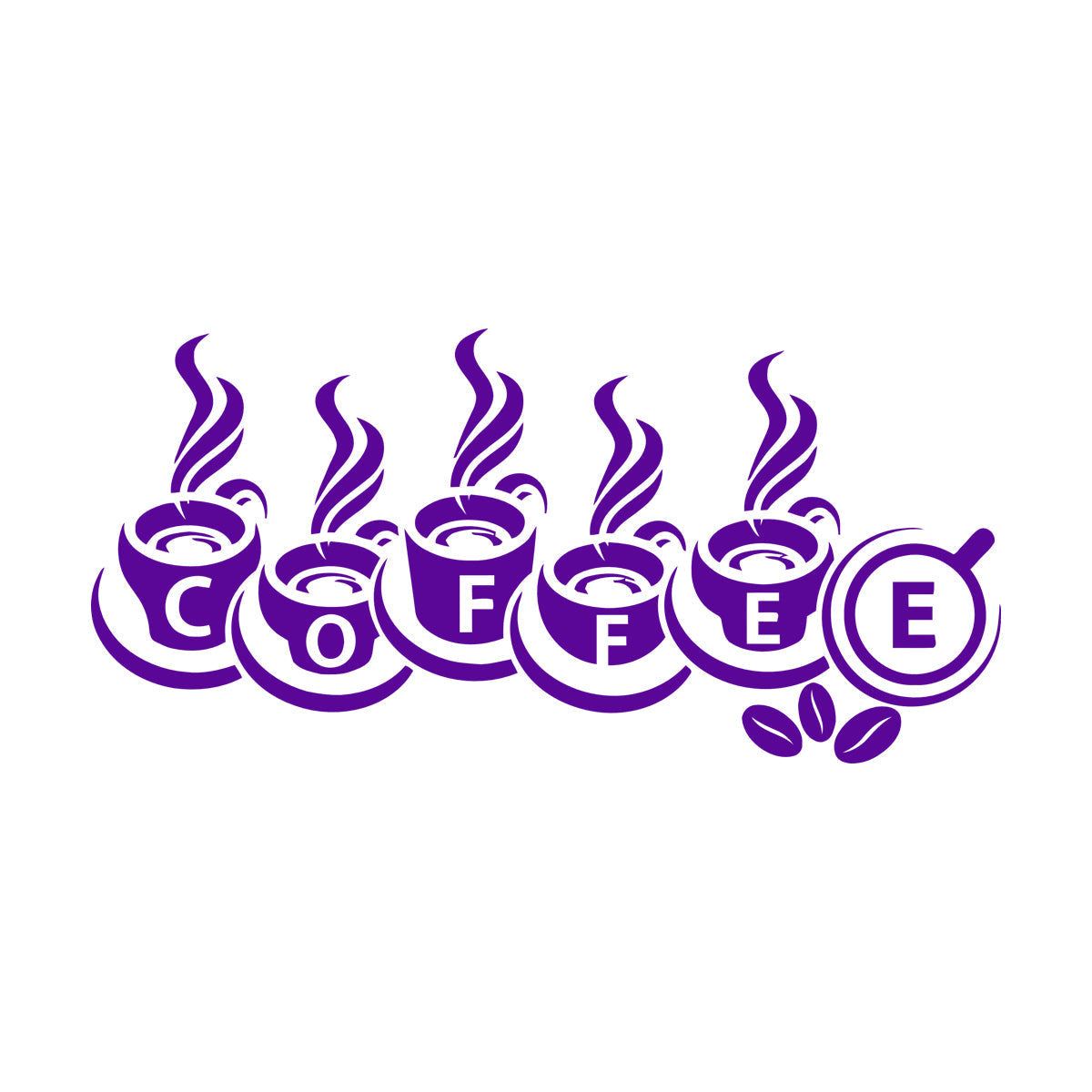 Wall Decals Coffee House Shop Cupsation Removable Without Leaving Glue