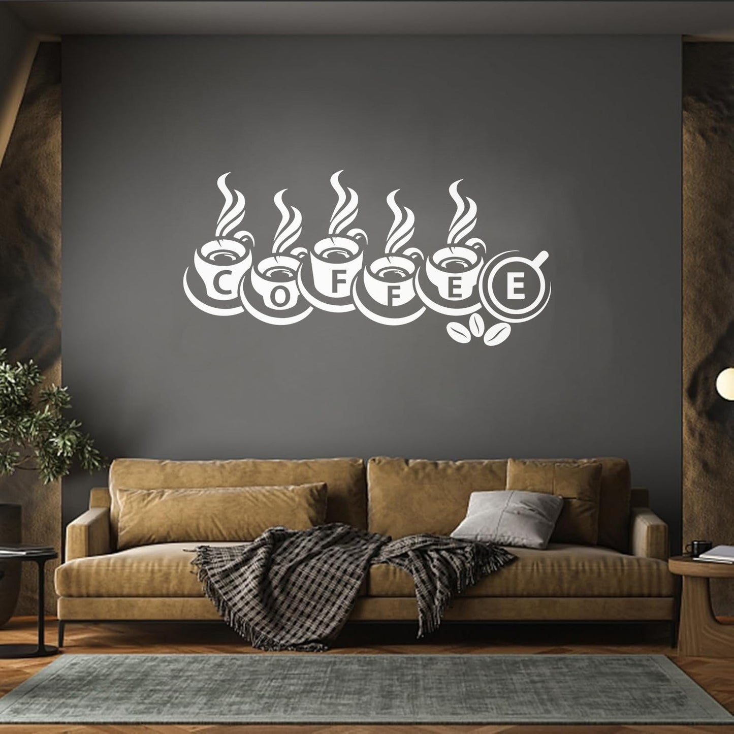 Wall Decals Coffee House Shop Cupsation Removable Without Leaving Glue