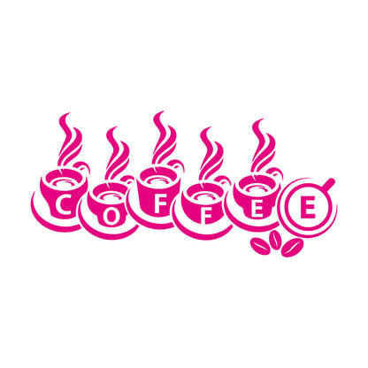 Wall Decals Coffee House Shop Cupsation Removable Without Leaving Glue