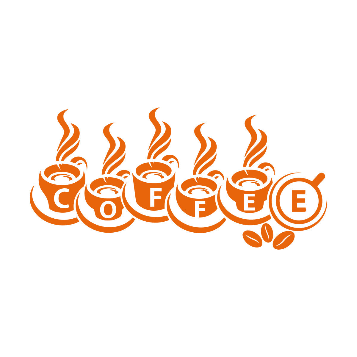 Wall Decals Coffee House Shop Cupsation Removable Without Leaving Glue