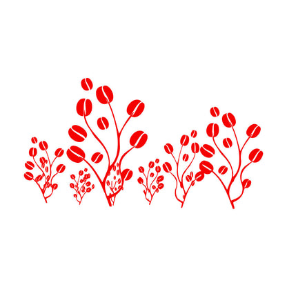 Engraving Decals Coffee House Tree Forest Kitchen Do Not Damage The Wall Surface