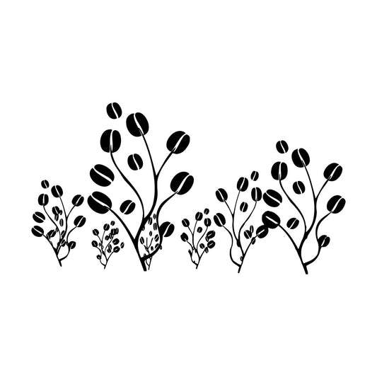 Engraving Decals Coffee House Tree Forest Kitchen Do Not Damage The Wall Surface