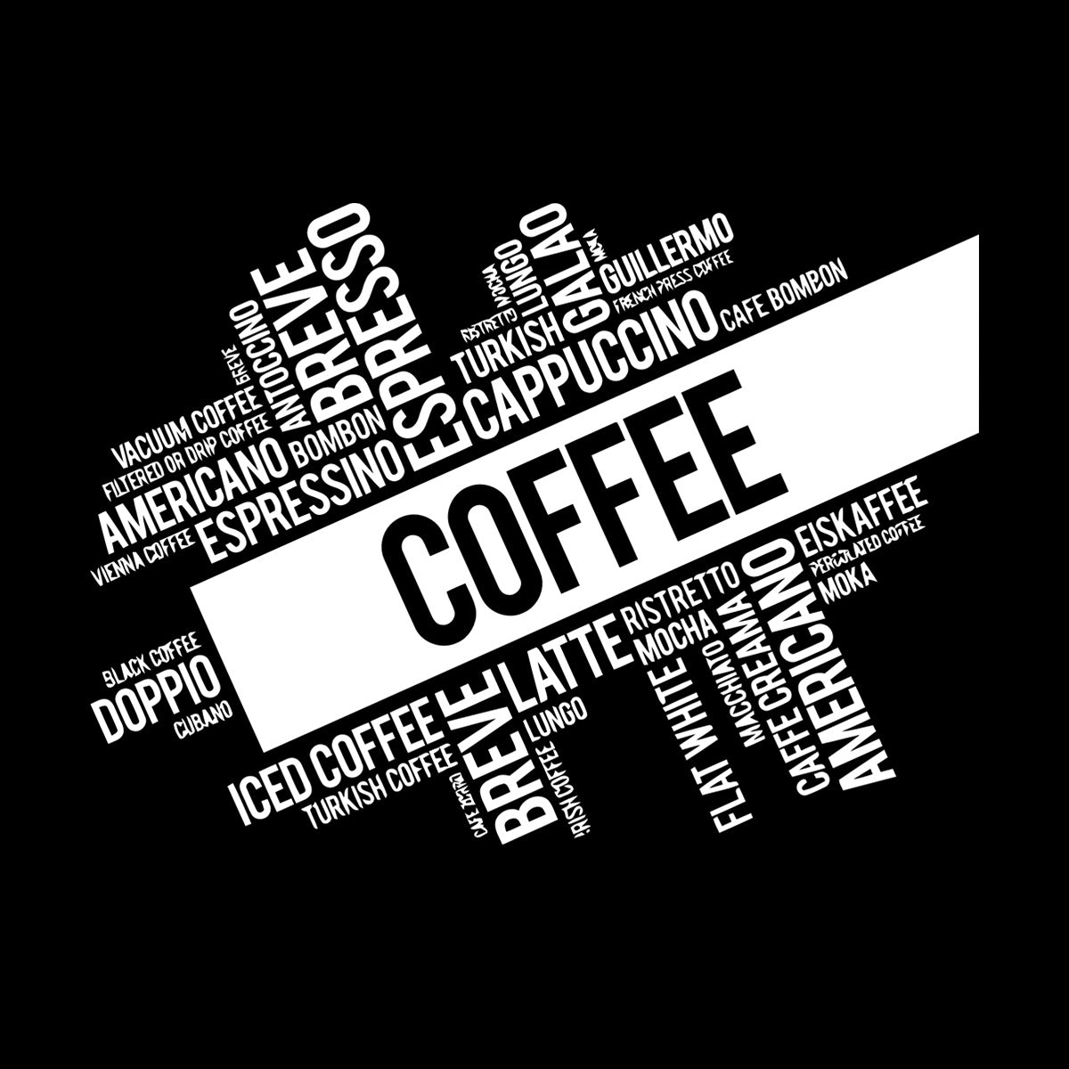 Mural And Wall Vinyl Decal Coffee House Words Cloud Kitchen Dining Multi Color Selection