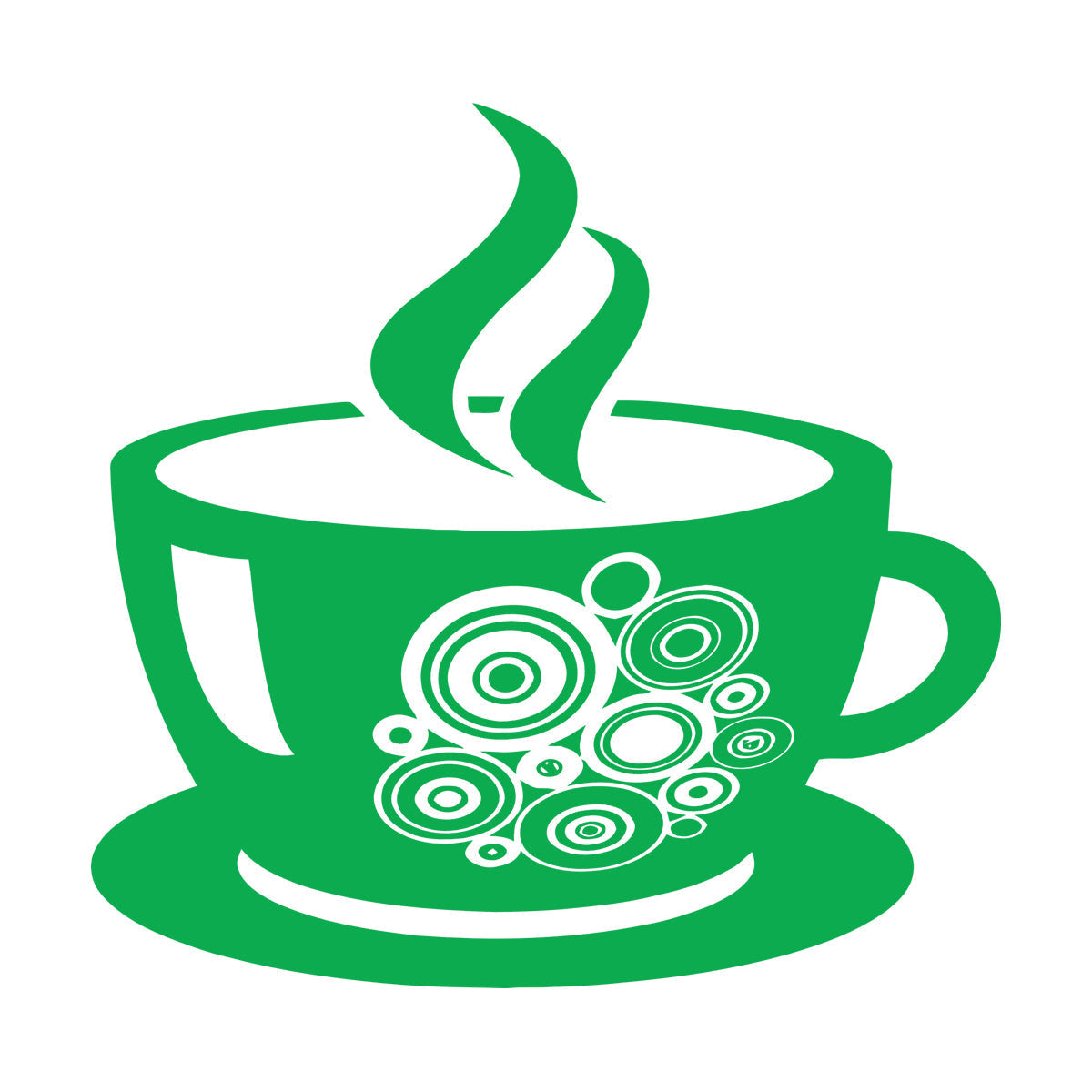 Lettering Stickers Coffee Shop Cup Wall Beautification