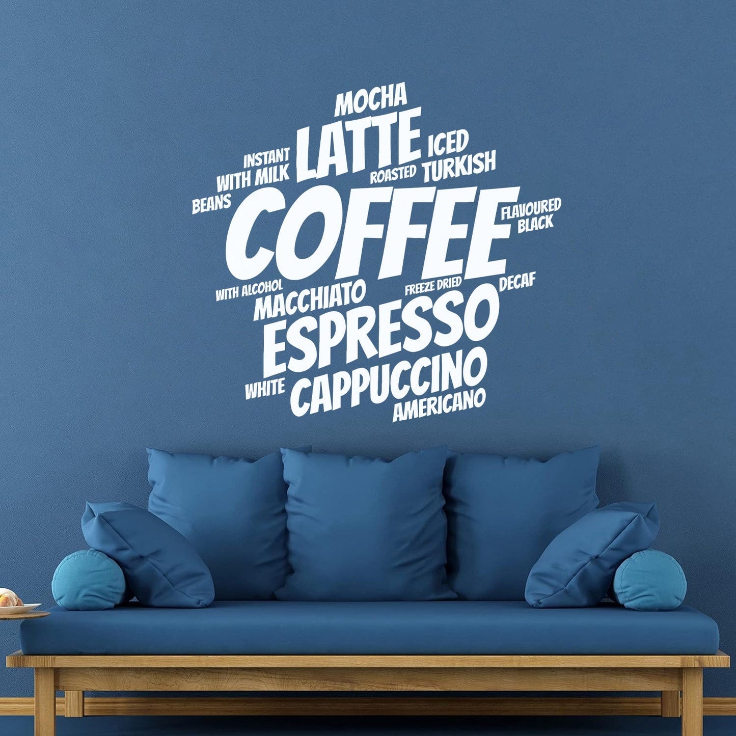 Coffee Shop Ation Words Kitchen Cafe Wall Decals Paster Paper Car Body Decoration