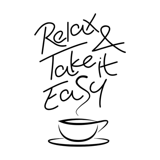 Wall Decals Coffee Shop Quote Cup House Ation Idea Glass Stickers