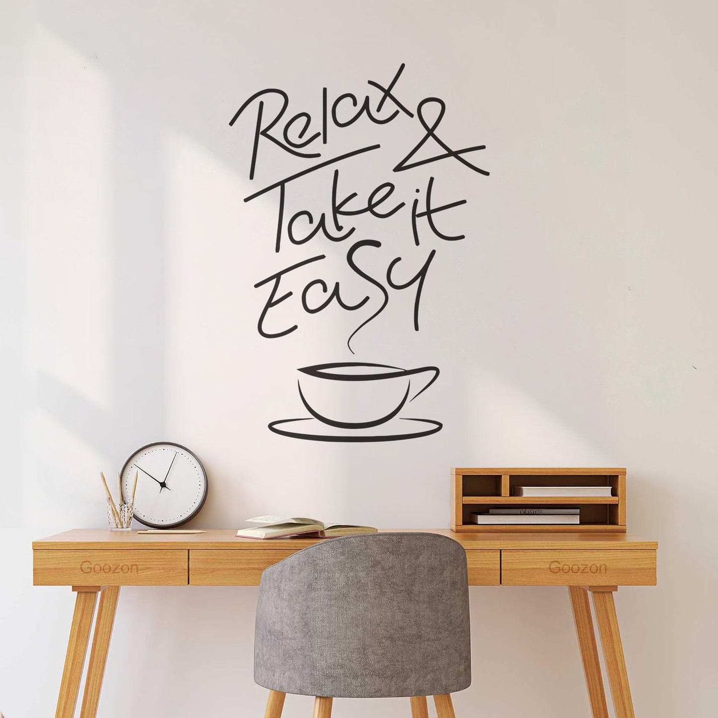 Wall Decals Coffee Shop Quote Cup House Ation Idea Glass Stickers