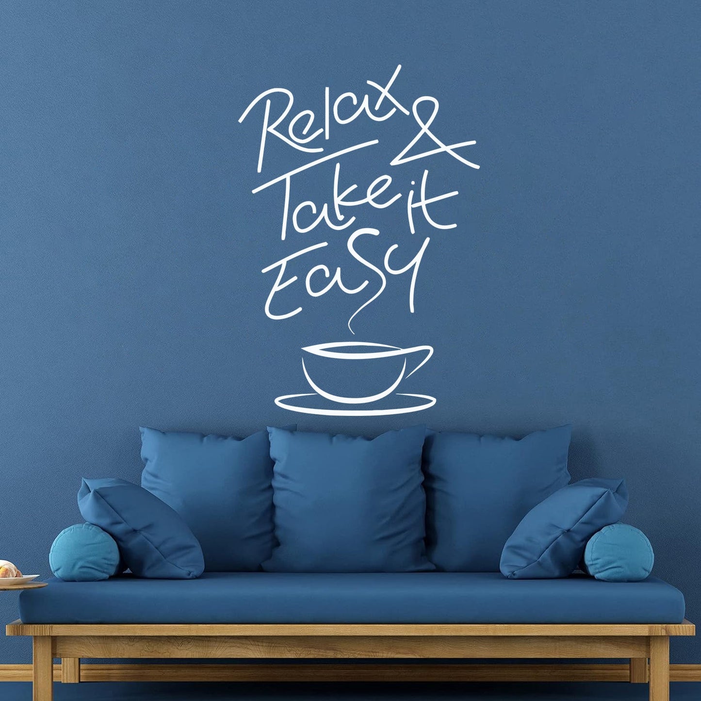 Wall Decals Coffee Shop Quote Cup House Ation Idea Glass Stickers