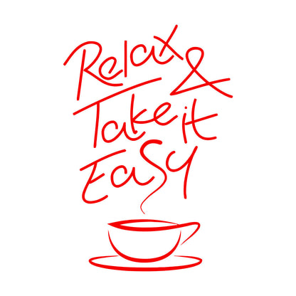 Wall Decals Coffee Shop Quote Cup House Ation Idea Glass Stickers