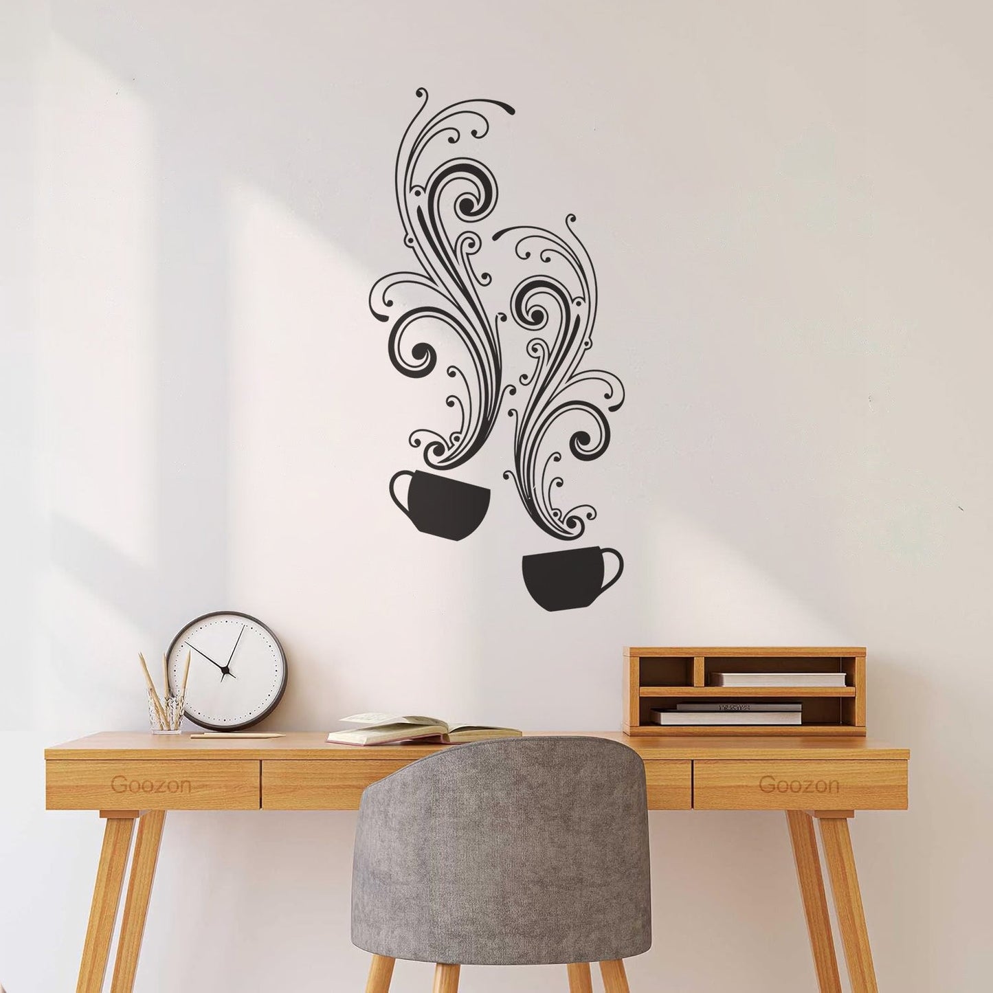 Vinyl Wall Decals Coffee Tea Cup Shop House Kitchen Store Decoration