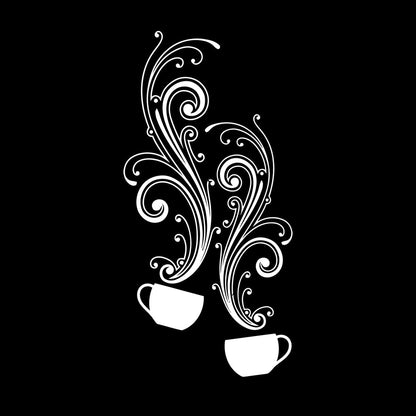 Vinyl Wall Decals Coffee Tea Cup Shop House Kitchen Store Decoration