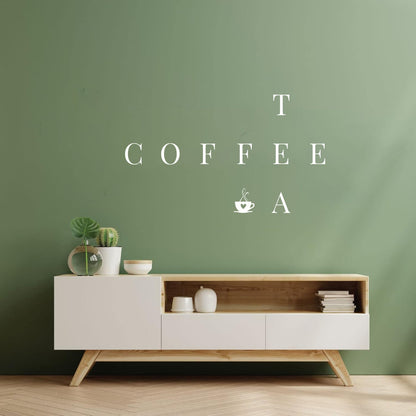 Engraving Decals Coffee Tea Cup Words Break Office Space Tattoo Culture