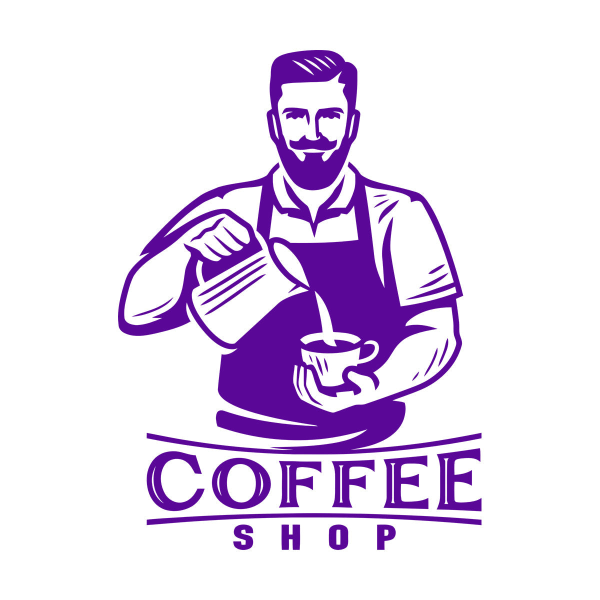 Coffee Time Cafe Logo Menu Barista Coffee House Wall Vinyl Sticker Decor Do Not Damage The Wall Surface