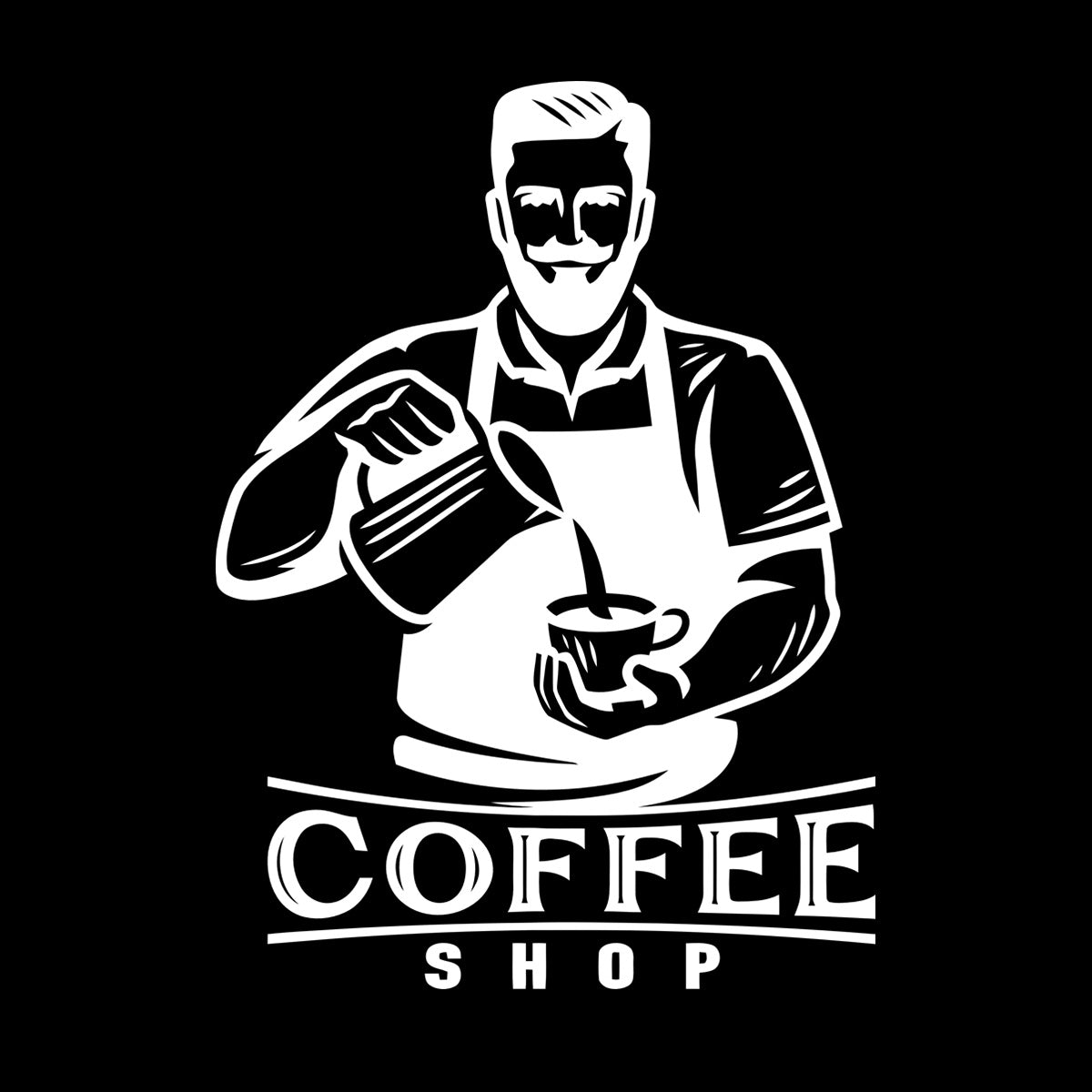 Coffee Time Cafe Logo Menu Barista Coffee House Wall Vinyl Sticker Decor Do Not Damage The Wall Surface