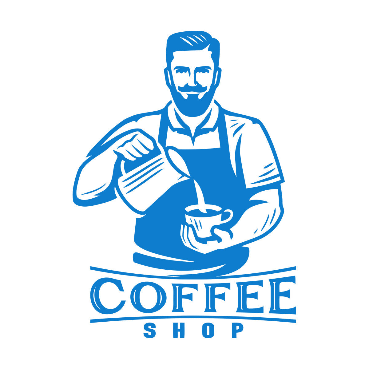 Coffee Time Cafe Logo Menu Barista Coffee House Wall Vinyl Sticker Decor Do Not Damage The Wall Surface