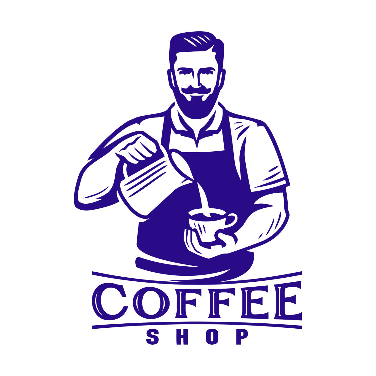 Coffee Time Cafe Logo Menu Barista Coffee House Wall Vinyl Sticker Decor Do Not Damage The Wall Surface