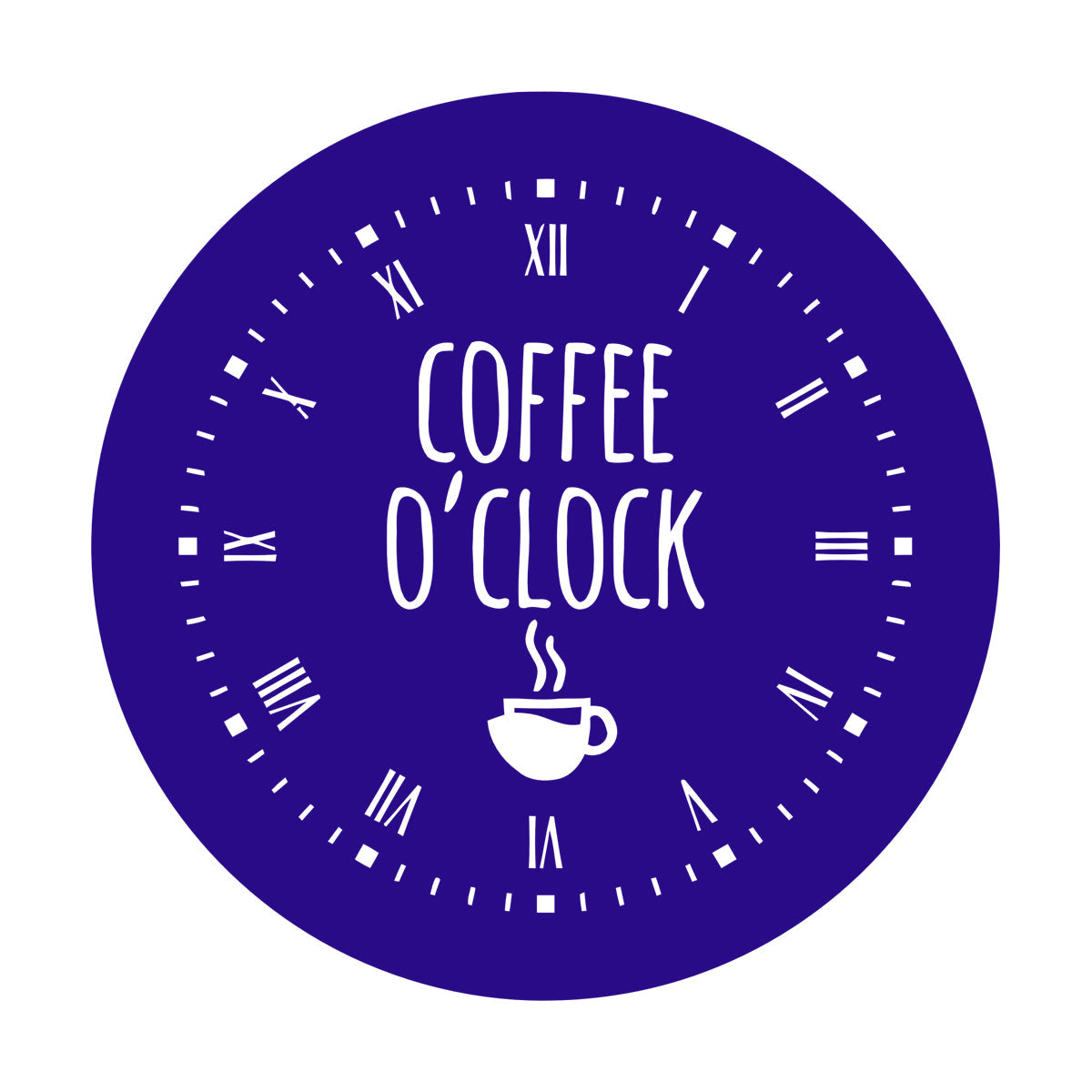 Fine Carving Stickers Coffee Time House Clock Good Morning Break Room Multi Color Selection