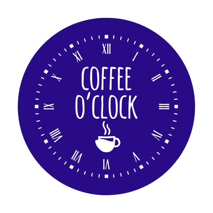Fine Carving Stickers Coffee Time House Clock Good Morning Break Room Multi Color Selection