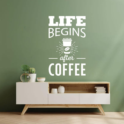 Wall Decals Paster Paper Coffee To Go Bar Quote House Kitchen Dining Can Modify And Add Information