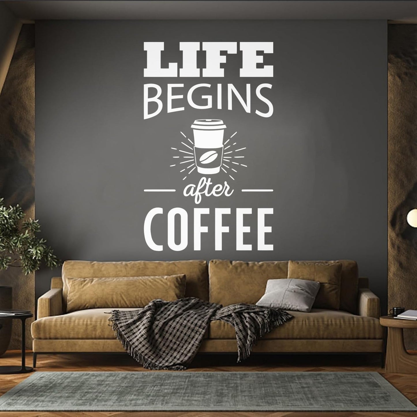 Wall Decals Paster Paper Coffee To Go Bar Quote House Kitchen Dining Can Modify And Add Information
