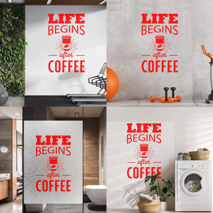 Wall Decals Paster Paper Coffee To Go Bar Quote House Kitchen Dining Can Modify And Add Information