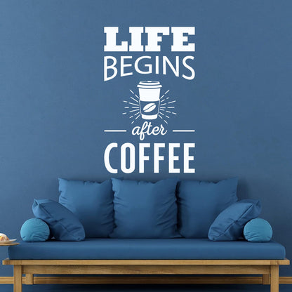 Wall Decals Paster Paper Coffee To Go Bar Quote House Kitchen Dining Can Modify And Add Information