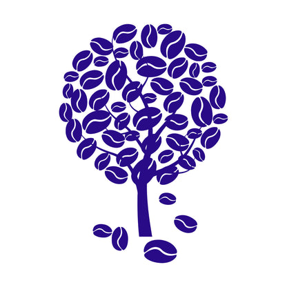 Coffee Tree Naturalation Vinyl Wall Stickers Art Decoration