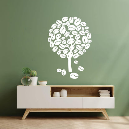 Coffee Tree Naturalation Vinyl Wall Stickers Art Decoration