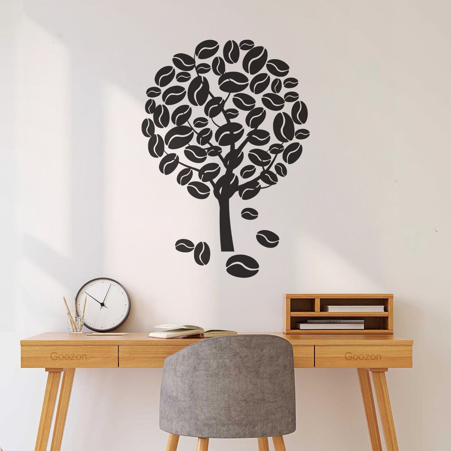 Coffee Tree Naturalation Vinyl Wall Stickers Art Decoration