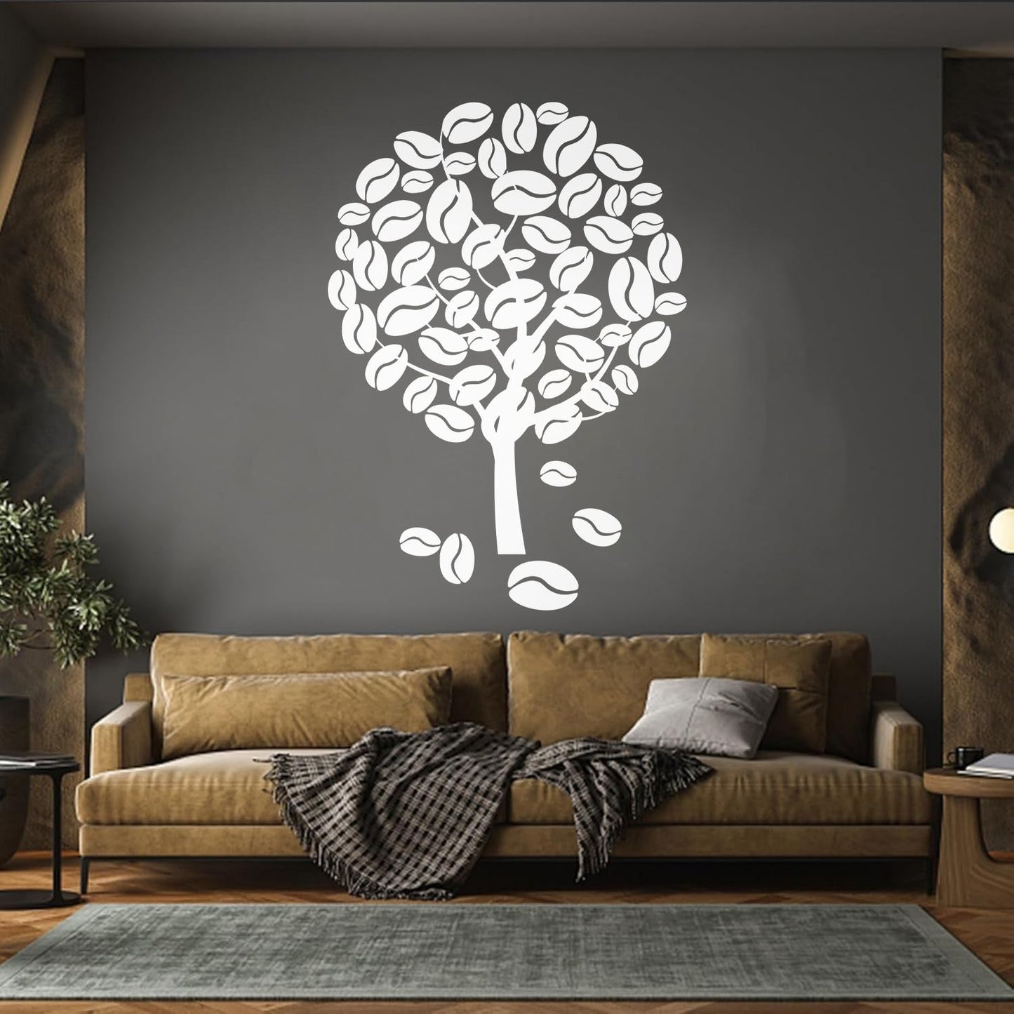 Coffee Tree Naturalation Vinyl Wall Stickers Art Decoration