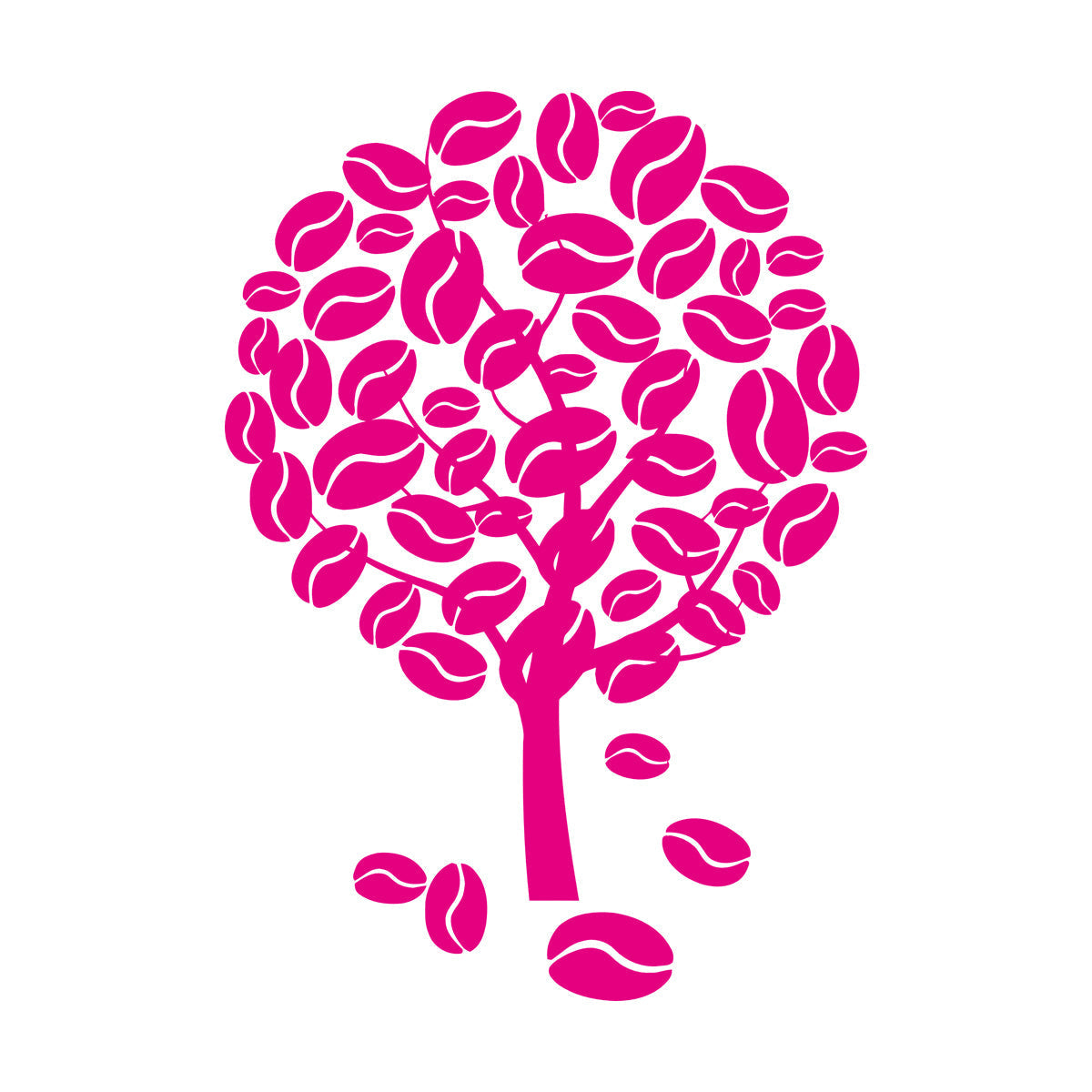 Coffee Tree Naturalation Vinyl Wall Stickers Art Decoration