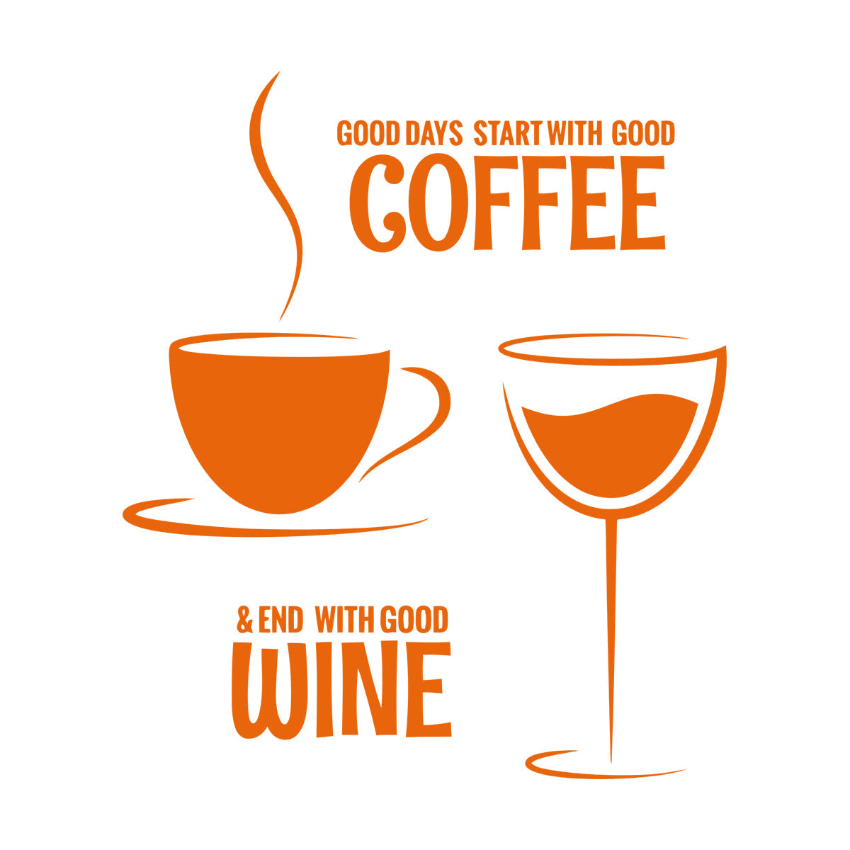 Wall Decals Coffee Wine Quote Restaurant Kitchen Dining Room Wall Beautification