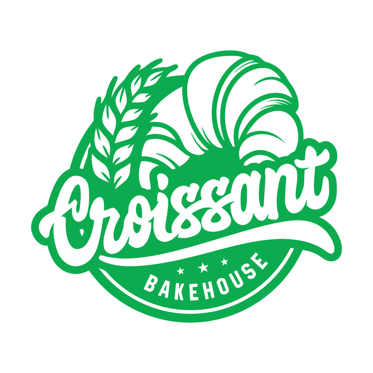 Vinyl Art Sticker Dessert Croissants Tea Coffee Bakehouse Kitchen Multi Color Selection