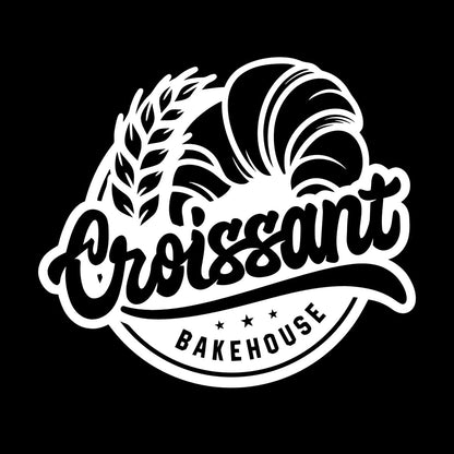 Vinyl Art Sticker Dessert Croissants Tea Coffee Bakehouse Kitchen Multi Color Selection