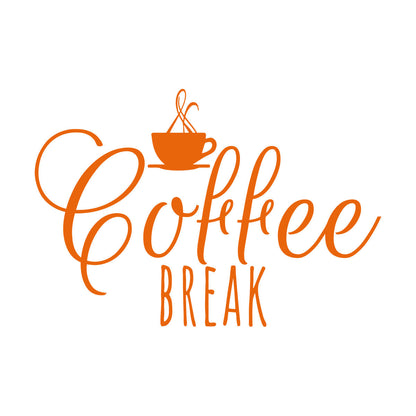 Engraving Stickers Drink Coffee Break Cup Cafe Bar Kitchen Equipped With Transfer Film Kit
