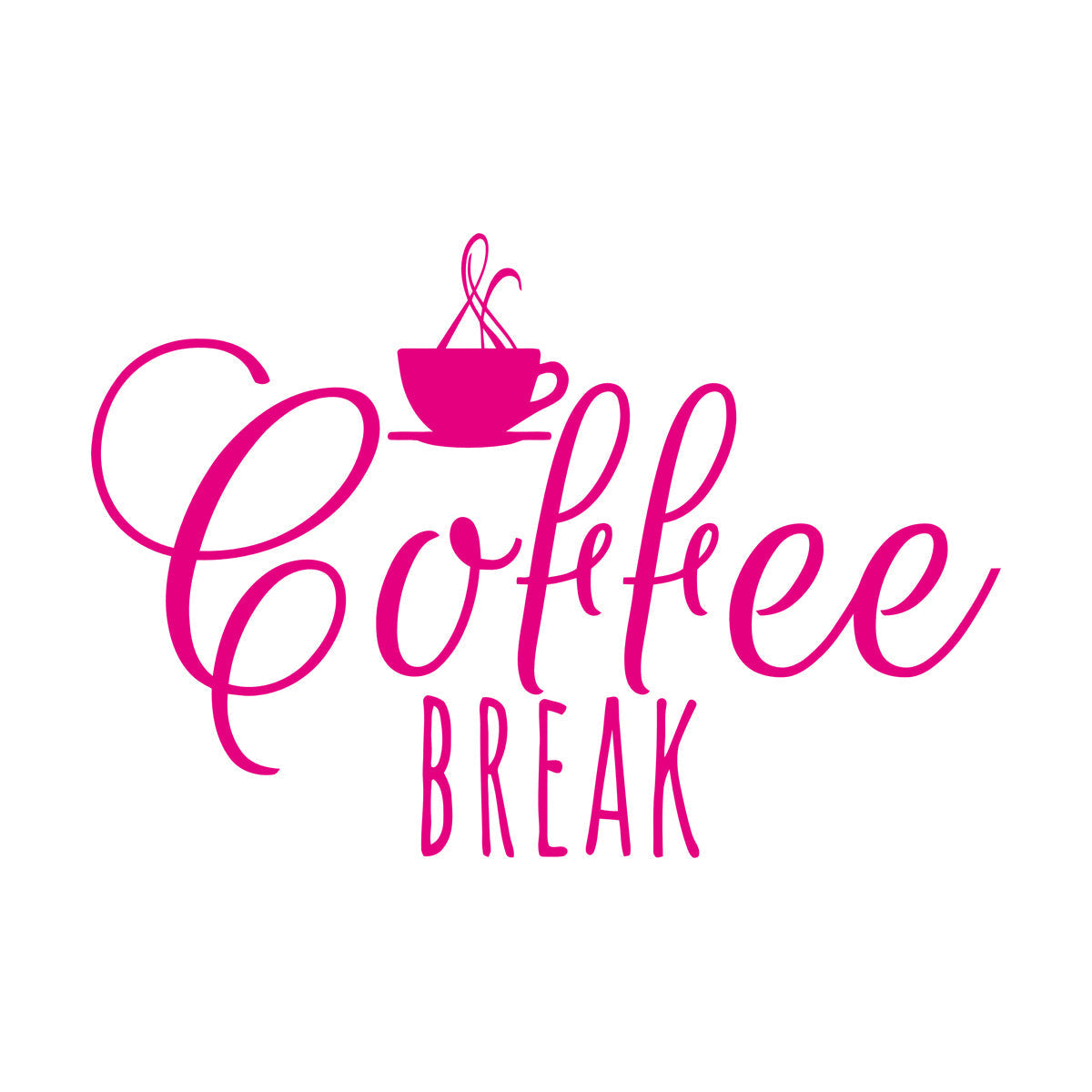 Engraving Stickers Drink Coffee Break Cup Cafe Bar Kitchen Equipped With Transfer Film Kit