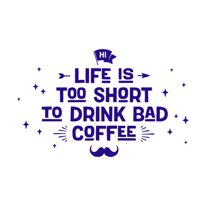 Lettering Decals Drink Coffee Cafe Poster Pharse Words Easy Installation