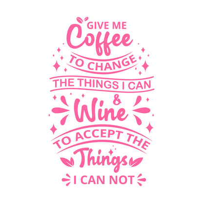 Mural And Wall Vinyl Decal Give Me Coffee Shop Quote Words Calligraphy Wall Beautification