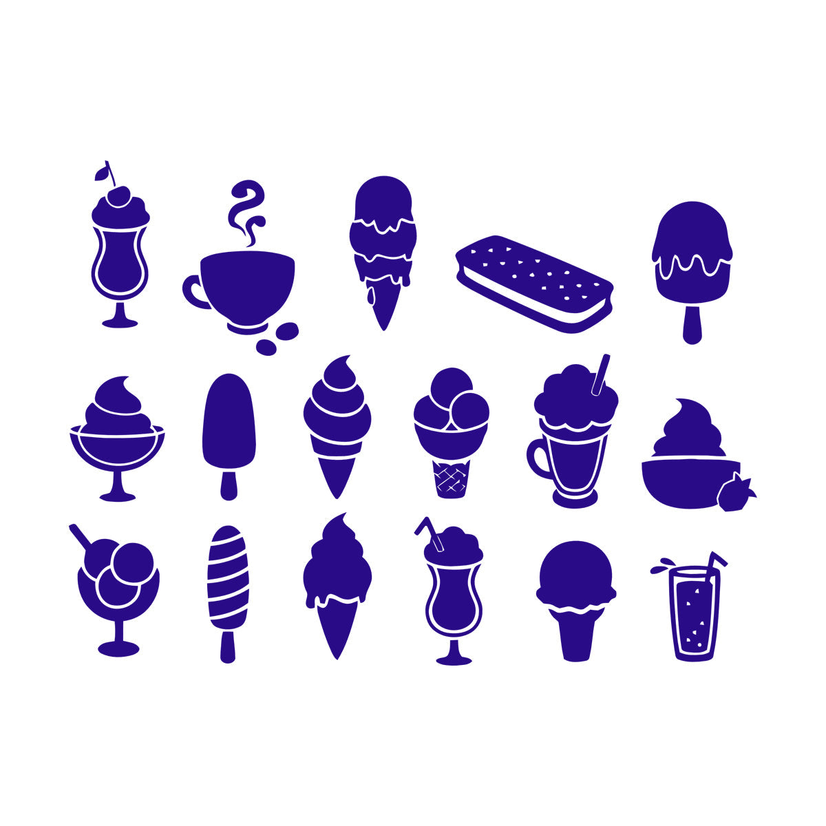 Wall Vinyl Sticker Decor Ice Cream Truck Man Dessert Food Coffee Cafe Window Decals