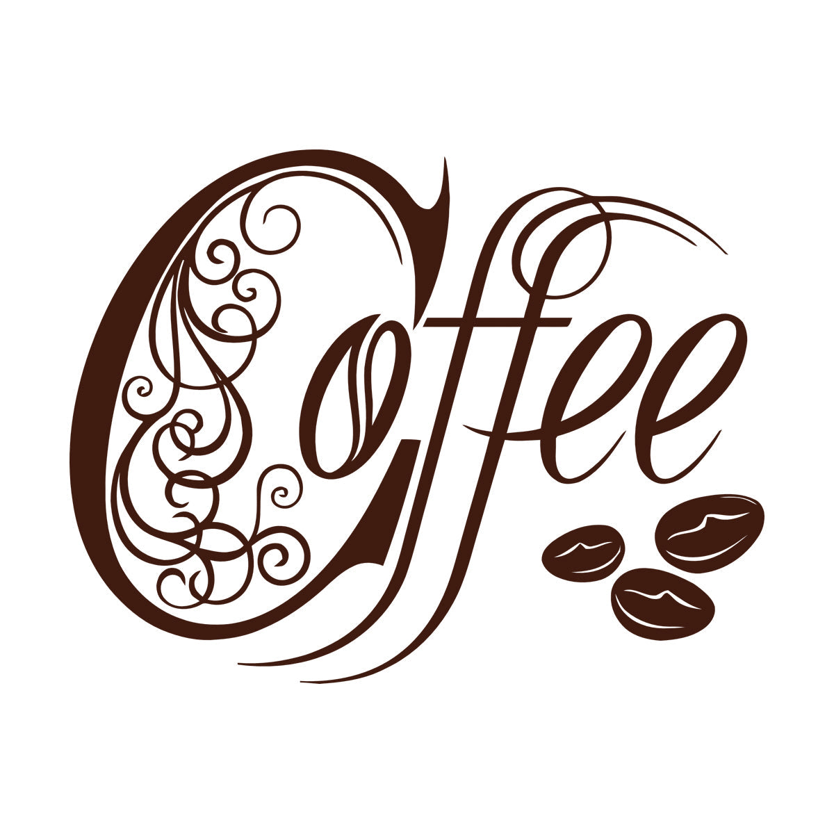 Fine Carving Decals Kitchen Coffee Shop House Cafe Tattoo Culture