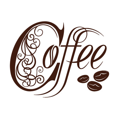 Fine Carving Decals Kitchen Coffee Shop House Cafe Tattoo Culture