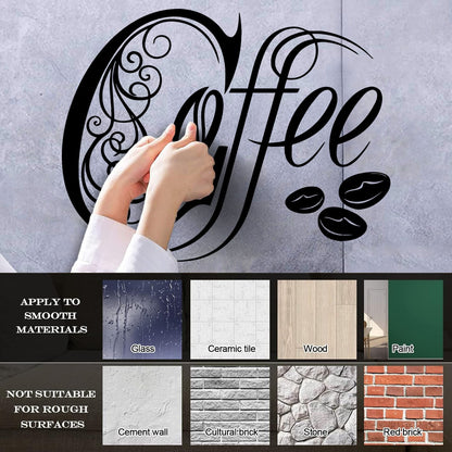 Fine Carving Decals Kitchen Coffee Shop House Cafe Tattoo Culture