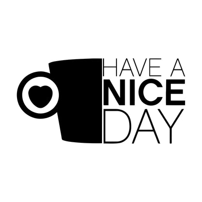 Lettering Decals Kitchen Positive Quote Coffee Cup Do Not Damage The Wall Surface