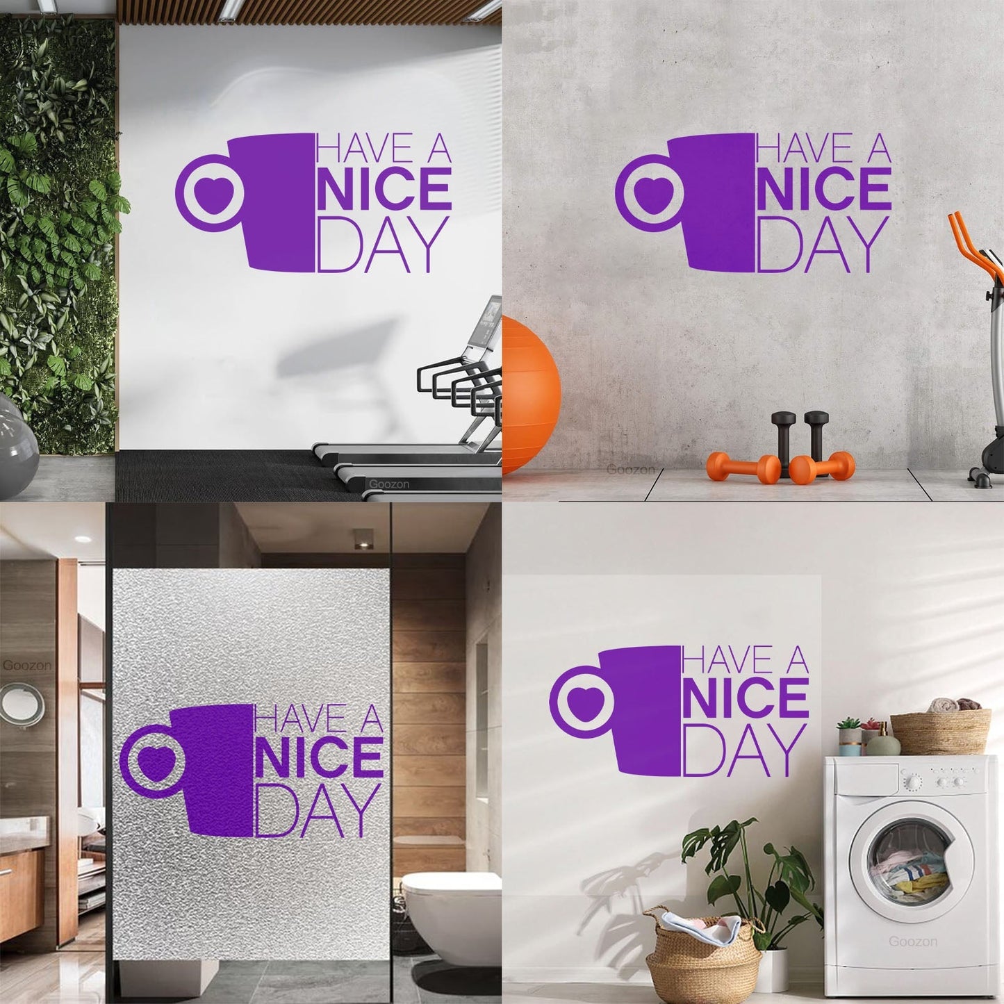 Lettering Decals Kitchen Positive Quote Coffee Cup Do Not Damage The Wall Surface